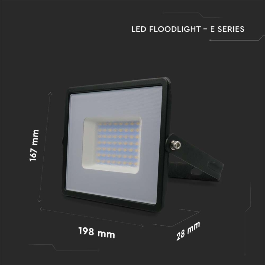 Proyector LED LED/50W/230V 4000K IP65 negro