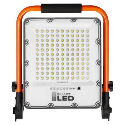 Proyector LED recargable con trípode LED/50W/3,2V 4500K 5000 mAh IP65 naranja