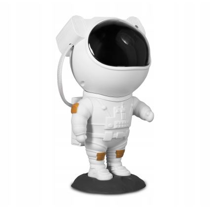 Proyector LED RGB LED/5W/5V astronauta + mando a distancia