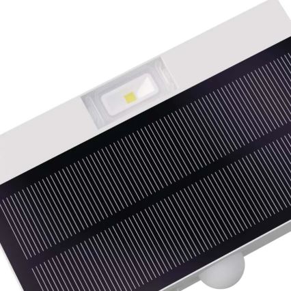 Proyector LED solar con sensor de movimiento LED/3,7V 1200mAh 4000K IP65 blanco