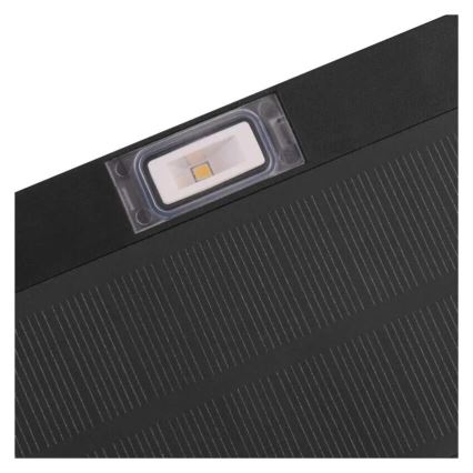 Proyector LED solar con sensor de movimiento LED/3,7V 1200mAh 4000K IP65 negro