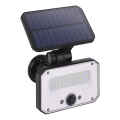 Proyector LED solar con sensor de movimiento SPILO LED/3,7V 3600mAh 3000K IP54 + control remoto