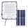 Proyector LED solar de exterior regulable LED/50W/3,2V 4500K IP65 negro + control remoto