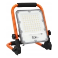 Proyector recargable LED con soporte LED/30W/3,2V 4500K 5000 mAh IP65 naranja