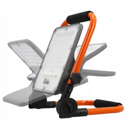 Proyector recargable LED con soporte LED/30W/3,2V 4500K 5000 mAh IP65 naranja