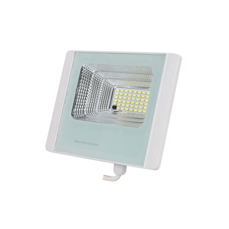 Proyector solar LED para exterior LED/12W/3,2V IP65 6400K + control remoto