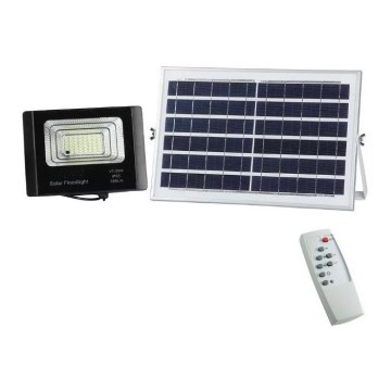 Proyector solar LED regulable LED/12W/3,2V 6000K IP65 5000 mAh + control remoto