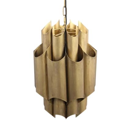 PTMD - Lámpara colgante con cadena TERRIN 1xE27/40W/230V diámetro 33 cm