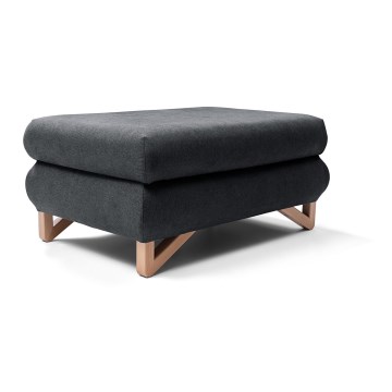 Puf AVESTA 63x95 cm antracita