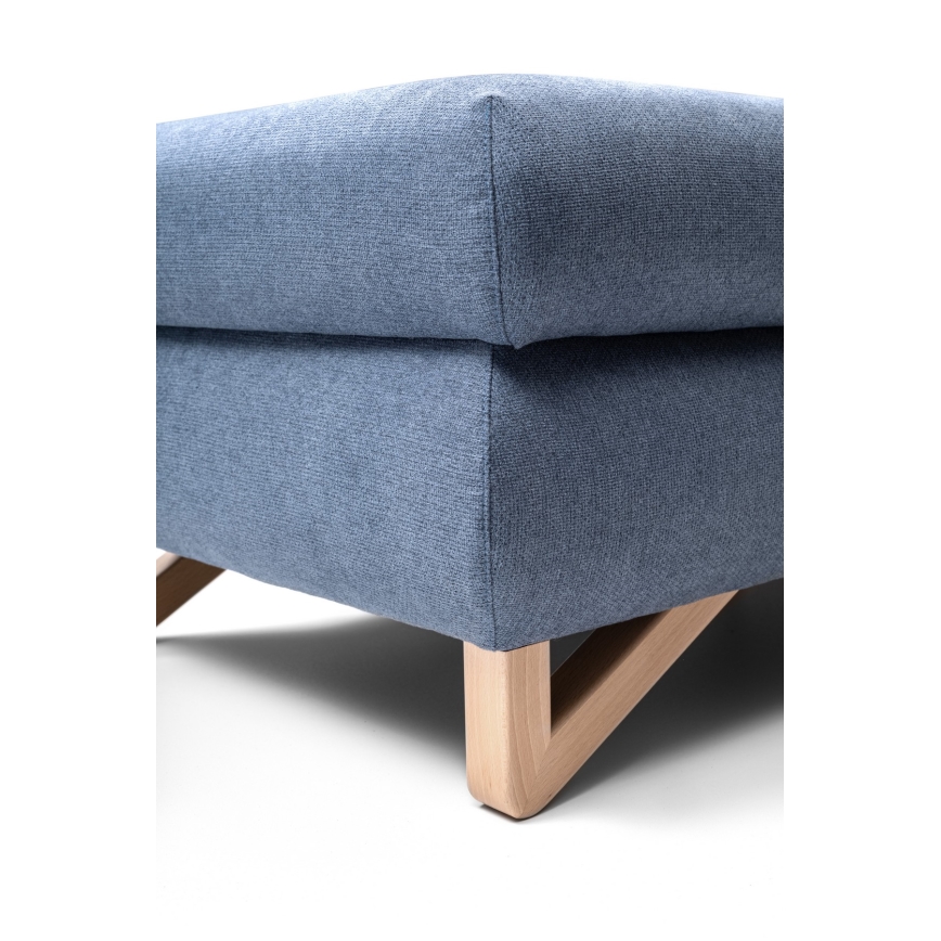 Puf AVESTA 63x95 cm azul