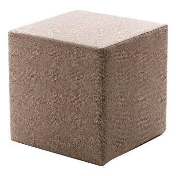 Puf CUBI 40 x 40 cm marrón
