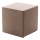 Puf CUBI 40 x 40 cm marrón