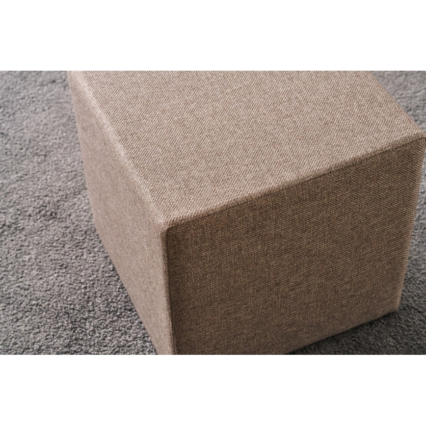 Puf CUBI 40 x 40 cm marrón