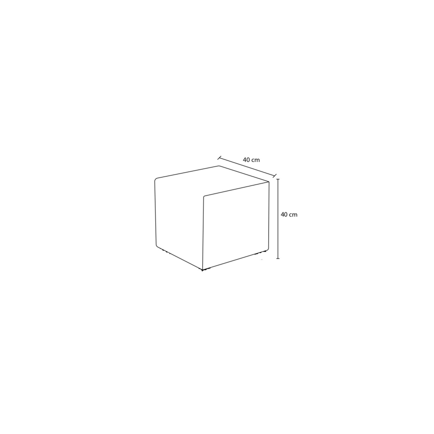 Puf CUBI 40x40 cm beige