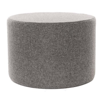 Puf RABO, diámetro 58 cm, gris