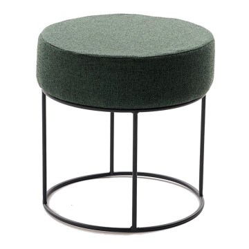 Puf RELO, diámetro 40 cm, verde
