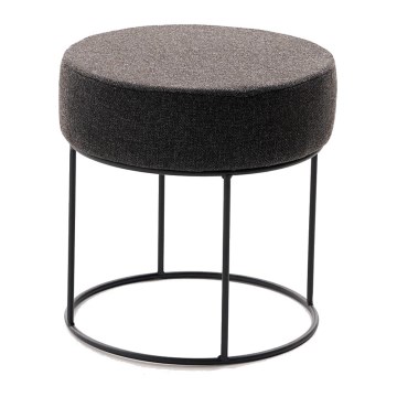 Puf RELO Ø 40 cm marrón oscuro