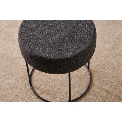 Puf RELO Ø 40 cm marrón oscuro