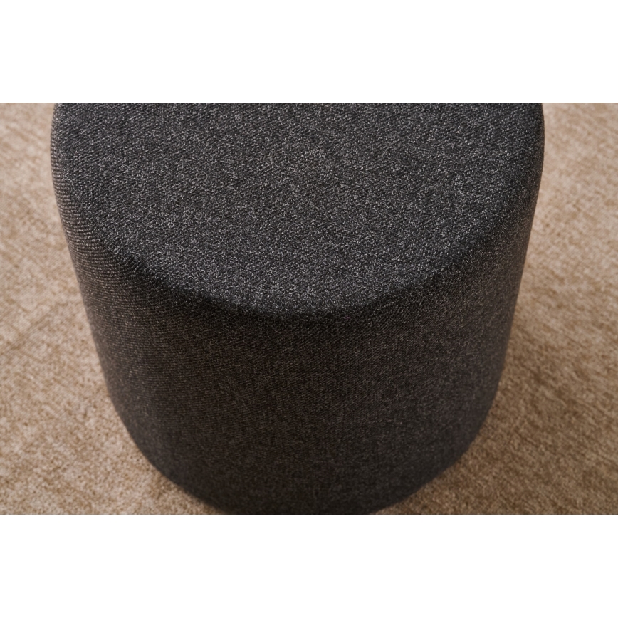 Puf RONDO, Ø 40 cm, gris