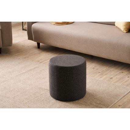 Puf RONDO, Ø 40 cm, gris
