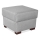 Puf VIVA 51 x 51 cm gris