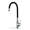 Pyramis 90919638 - Grifo de fregadero con caño flexible FLESSI negro