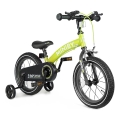 QPlay - Bicicleta infantil 14 MINIBY 3en1 verde