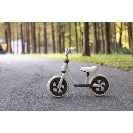 QPlay - Bicicleta sin pedales TRAINER plateada