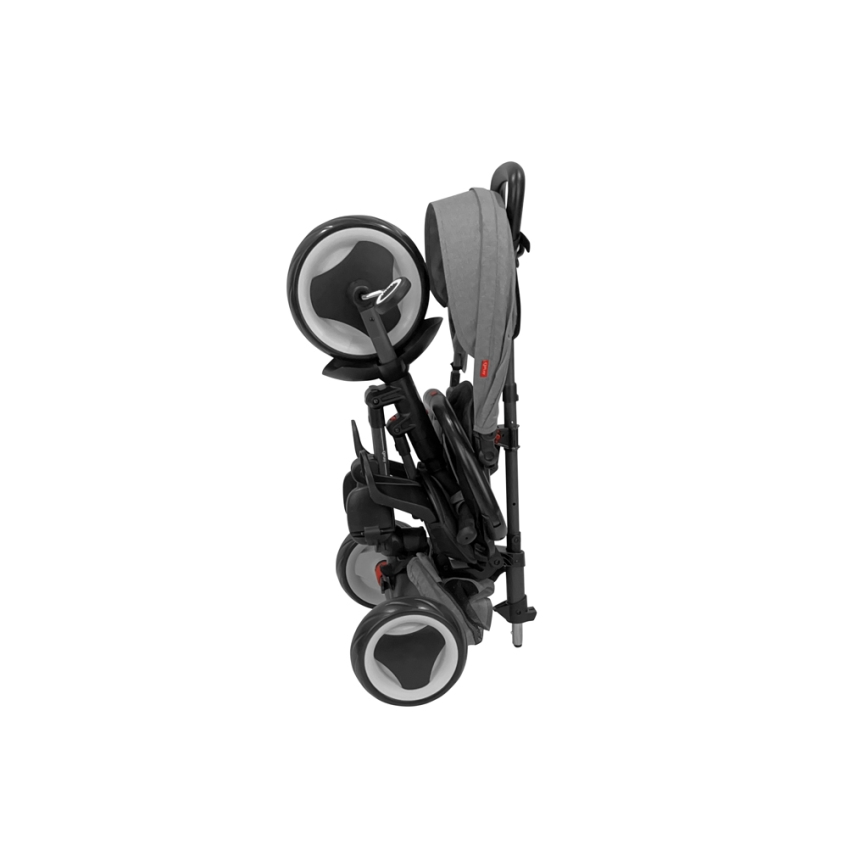 QPlay - Triciclo infantil 3 en 1 RITO EVA PLUS gris
