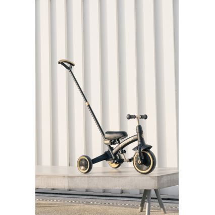 QPlay - Triciclo infantil 3 en 1 STAGER negro