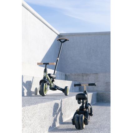 QPlay - Triciclo infantil 3 en 1 STAGER negro