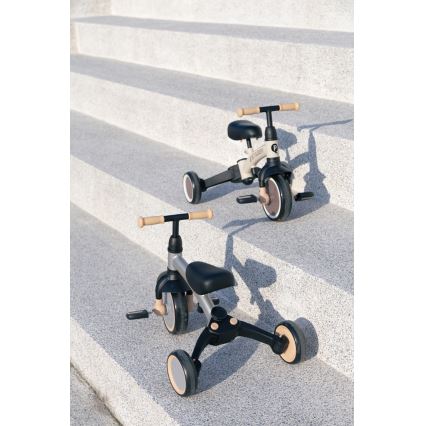 QPlay - Triciclo infantil 3 en 1 STAGER negro