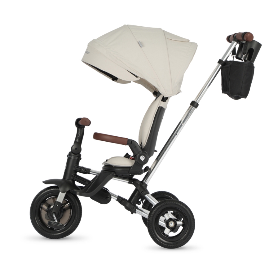 QPlay - Triciclo infantil 5 en 1 NOVA DELUXE beige