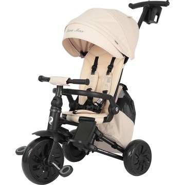 QPlay - Triciclo infantil 5 en 1 NOVA MAX beige