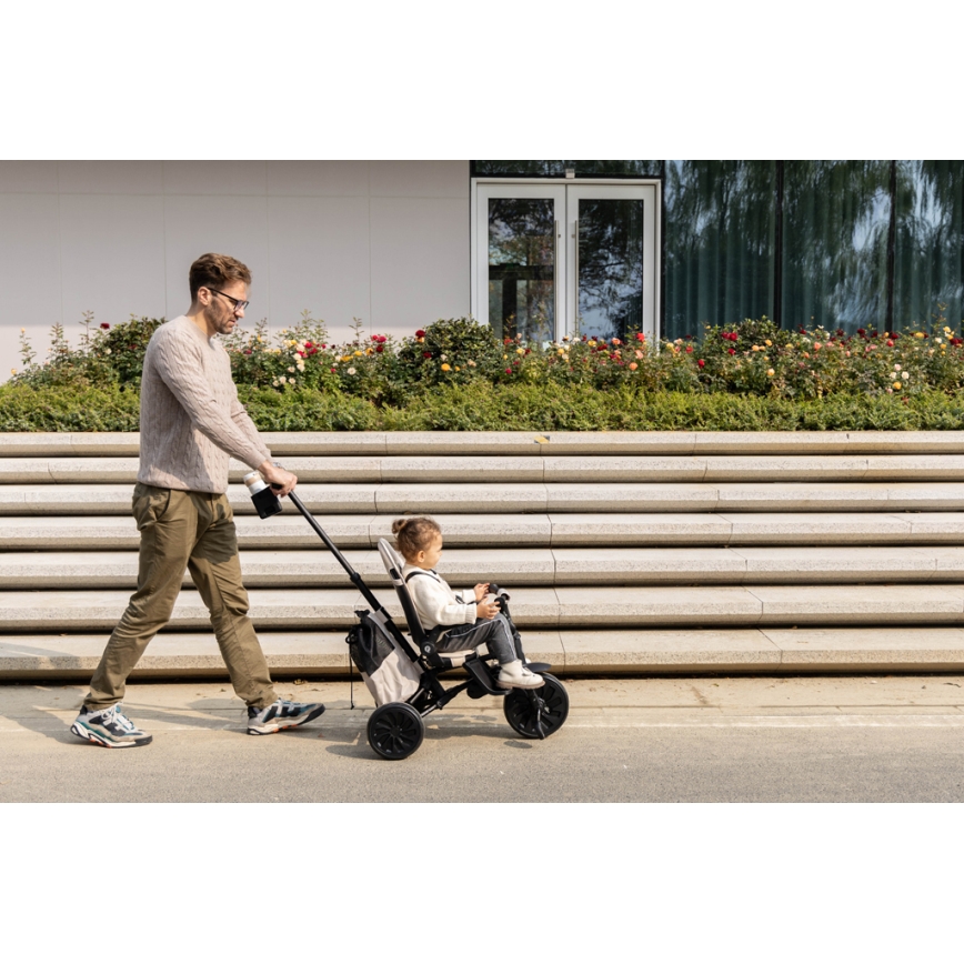 QPlay - Triciclo infantil 5 en 1 NOVA MAX beige