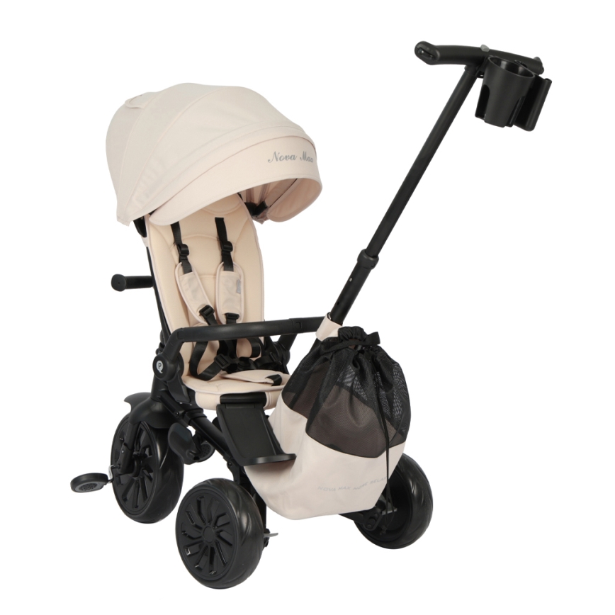 QPlay - Triciclo infantil 5 en 1 NOVA MAX beige