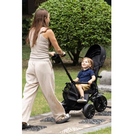 QPlay - Triciclo infantil 5 en 1 NOVA MAX negro