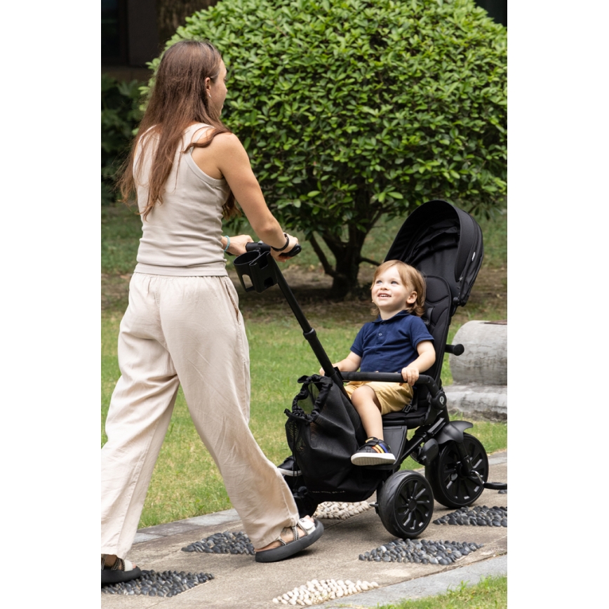 QPlay - Triciclo infantil 5 en 1 NOVA MAX negro