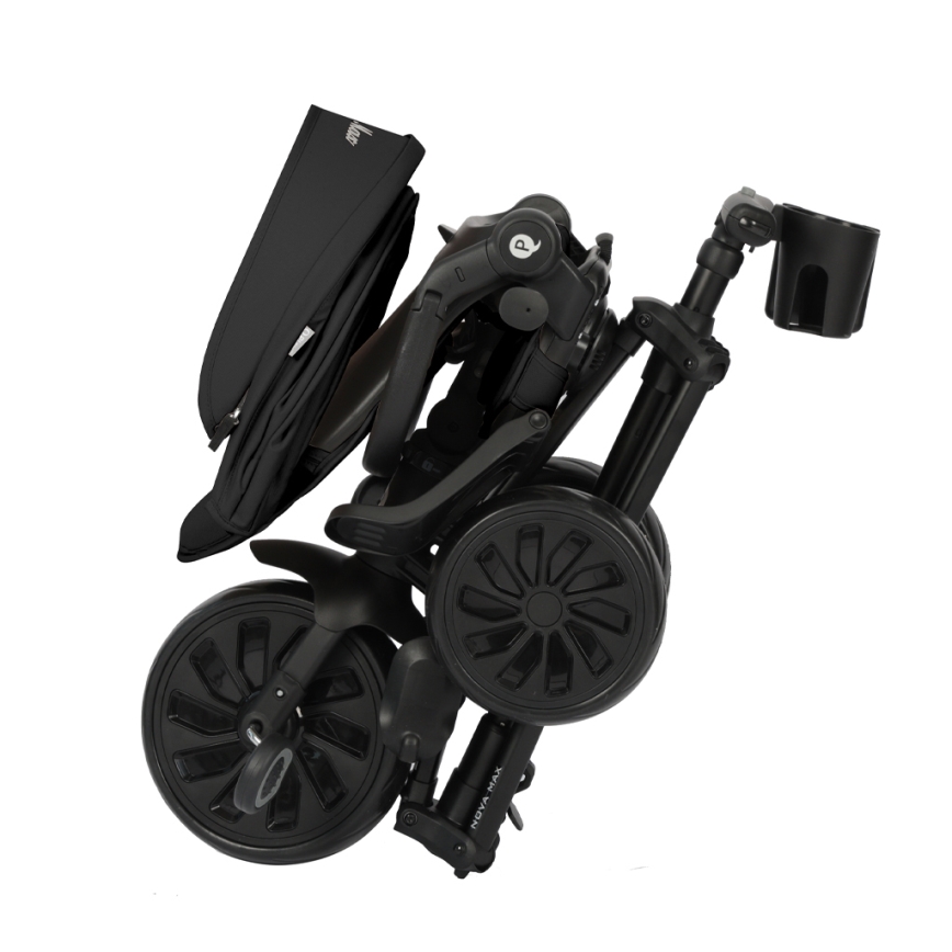 QPlay - Triciclo infantil 5 en 1 NOVA MAX negro