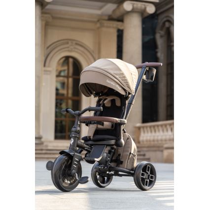 QPlay - Triciclo infantil 7 en 1 COMFO MAX beige