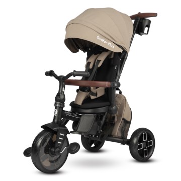 QPlay - Triciclo infantil 7 en 1 COMFO MAX marrón