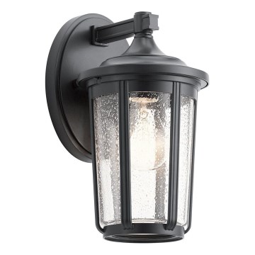 Quintiesse - Aplique de pared exterior FAIRFIELD M 1xE27/60W/230V IP44 negro