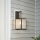 Quintiesse - Aplique de pared exterior LAHDEN M 1xE27/60W/230V IP44 negro/dorado