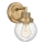 Quintiesse - Aplique de pared para baño POPPY 1xE27/60W/230V IP44, dorado