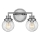 Quintiesse - Aplique de pared para baño POPPY 2xE27/60W/230V IP44 cromado brillante