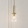 Quintiesse - Lámpara colgante con varilla KIMROSE 1xE27/60W/230V Ø 17,8 cm dorado