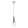 Quintiesse - Lámpara colgante en varilla MARILYN 1xE27/60W/230V Ø 19,5 cm cromo brillante/negro