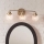 Quintiesse - Lámpara de pared para baño POPPY 3xE27/60W/230V IP44 dorada