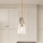 Quintiesse - Lámpara de techo con varilla KITNER 1xE27/60W/230V Ø 18 cm dorado/negro