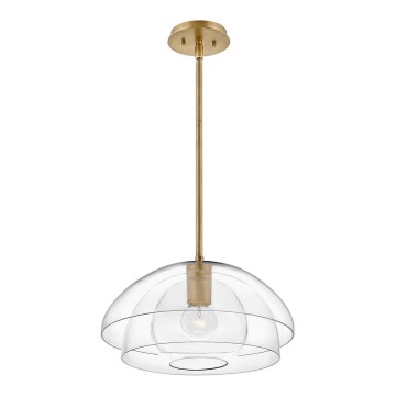 Quintiesse - Lámpara de techo con varilla LOTUS 1xE27/60W/230V Ø 40,7 cm dorada